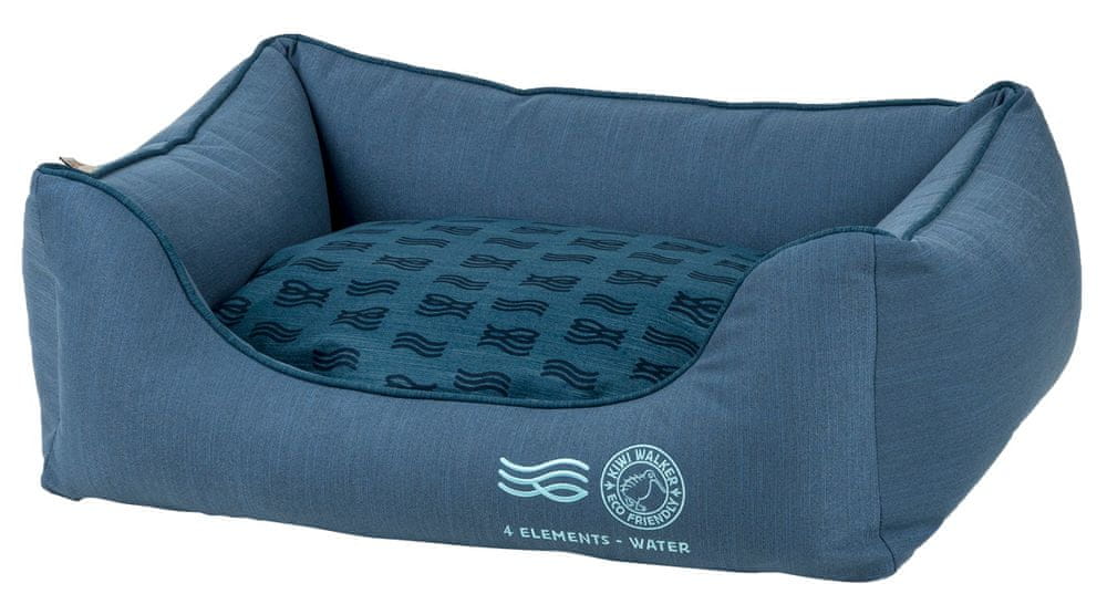 KIWI WALKER 4elements Sofa Bed Water, modrá, 80×60×25 cm, velikost M