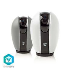 Nedis SmartLife chytrá IP kamera, Full HD 1080p, natáčení, náklon (WIFICI21CGY)