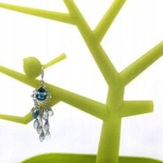 Korbi Stojan na šperky, organizér na strom, zelený