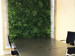 STUDIOGREEN Umělá živá zelená stěna JUNGLE, 100x100cm