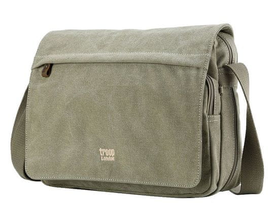 Troop London TRP0240 Rozšířitelná taška na notebook 15,6 - Khaki