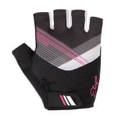 Etape Liana cyklistické rukavice černá-růžová Velikost oblečení: S