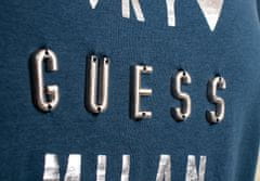Guess Guess dámské modré tričko s nápisy Velikost: L
