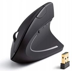 Gembird Bezdrátová myš ergonomická USB černá