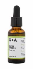 Q+A 30ml super greens facial oil, pleťové sérum