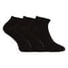 3PACK ponožky černé (Rex 00) - velikost L