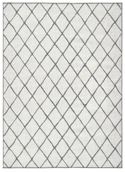 NORTHRUGS Kusový koberec Twin-Wendeteppiche 103118 grau creme – na ven i na doma