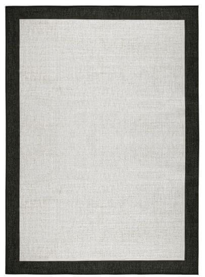 NORTHRUGS Kusový koberec Twin-Wendeteppiche 103105 creme schwarz – na ven i na doma