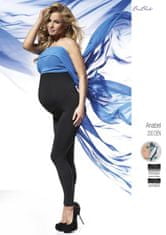 Bas Bleu Těhotenské legíny Bas Bleu Anabel 200 den Polar černá/černá 5-XL