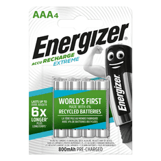 Energizer Nabíjecí baterie AAA 800 mAh EXTREME 4ks