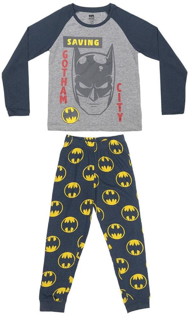 Disney chlapecké pyžamo Batman 2200007700 128 tmavě šedá