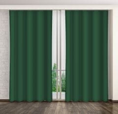 My Best Home Dekorační závěs s řasící páskou 64 zelená 160x250 cm (cena za 1 kus) MyBestHome