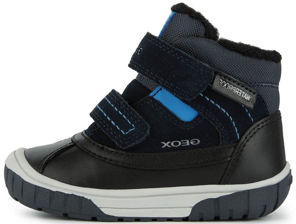 Geox chlapecká nepromokavá kotníčková obuv Omar B162DB 022FU C4231 tmavě modrá 23