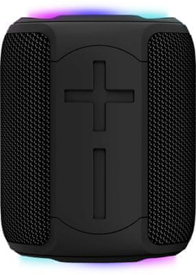  modern hordozható Bluetooth hangszóró sencor sss 6202 hype s hurok hosszú üzemidő prémium szövetborítás vízálló tws funkció handsfree funkció memóriakártya nyílás aux in bemenet 