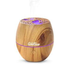 GOLDSUN Aroma Difuzér "Joy tree 120ml" osvěžovač a zvlhčovač vzduchu USB - Světlé dřevo
