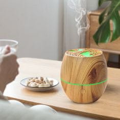 GOLDSUN Aroma Difuzér "Joy tree 120ml" osvěžovač a zvlhčovač vzduchu USB - Světlé dřevo