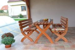 Rojaplast STRONG MASIV zahradní lavice dřevěná - 180 cm 