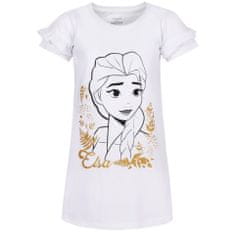 Disney Disney Frozen bílá noční košile pro dívky, třpytivá, 5 let 110 cm 