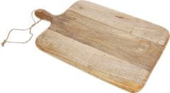 EXCELLENT Prkénko krájecí z mangového dřeva 40 x 26 x 2,2 cm