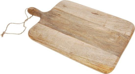 EXCELLENT Prkénko krájecí mangové dřevo 40 x 26 x 2,2 cm