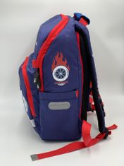 Klarion Stylová modrá ergonomická školní taška Riško