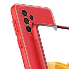Dux Ducis Yolo kožený kryt na Samsung Galaxy A33 5G, červený