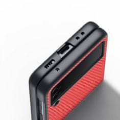 Dux Ducis Fino kryt na Samsung Galaxy Z Flip 3, červený