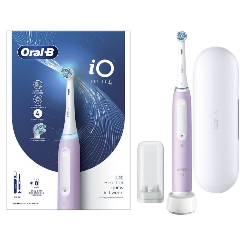Levně Oral-B magnetický zubní kartáček iO Series 4 Lavender