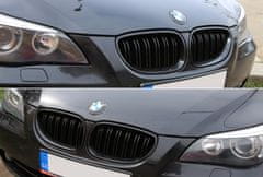 UNI Přední maska ledvinky Double-line BMW 5 E60/61 2003-2010 černá