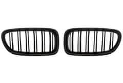 UNI Přední maska ledvinky Double-line BMW 5 F10/F11 2010-2016 černá