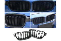 UNI Přední maska ledvinky Double-line BMW 3 F30 F31 2012-2018 karbon