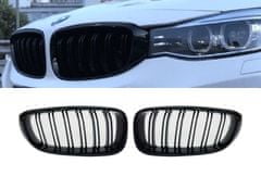UNI Přední maska ledvinky Double-line BMW 3 GT F34 2013-2019 černá