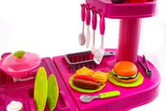 Aga4Kids Plastová kuchyňka KITCHEN 008-82 Pink