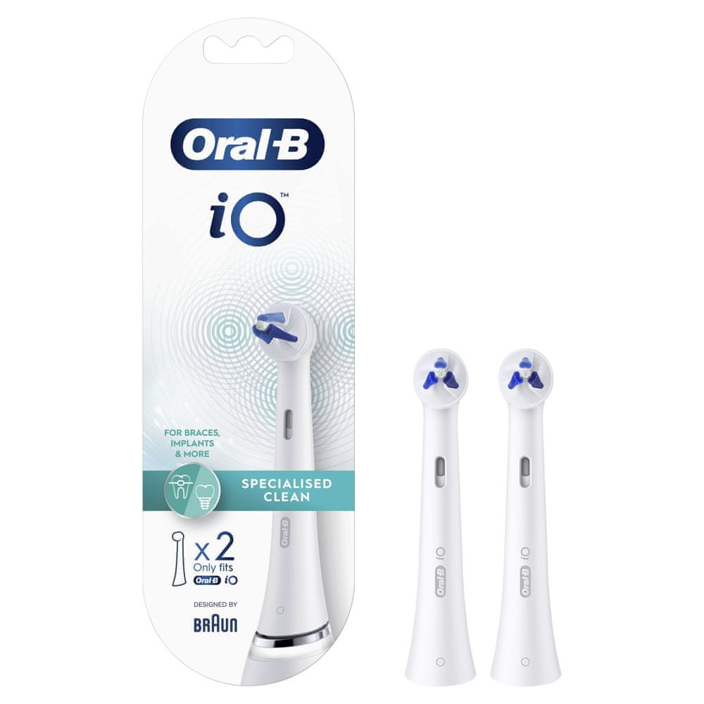 Oral-B iO Specialised Clean Kartáčkové Hlavy, Balení 2 ks