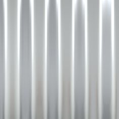 Greatstore Střešní panely 12 ks práškově lakovaná ocel stříbrné 100x36 cm