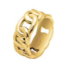Pierre Lannier Výrazný pozlacený prsten Roxane BJ09A320 (Obvod 52 mm)