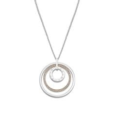 Lotus Style Výrazný bicolor náhrdelník se zirkony Urban Woman LS2090-1/2