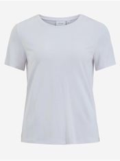 VILA Bílé basic tričko VILA Modala L