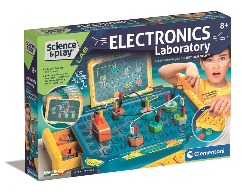 Levně Clementoni Dětská laboratoř - Velká elektronická sada