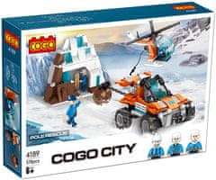 Cogo City stavebnice Těžaři na Severním pólu kompatibilní 378 dílů