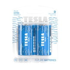 Tesla Batteries TESLA D BLUE+ Zinc Carbon 2 ks blistr R20 NEW