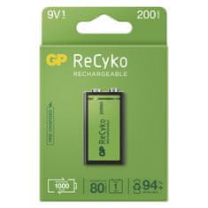 GP Batteries Nabíjecí baterie GP ReCyko 200 (9V)