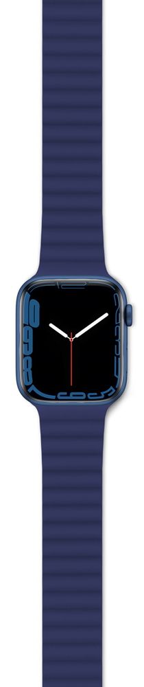 EPICO magnetický pásek pro Apple Watch 42/44/45mm, černý/modrý 63418101300001