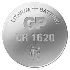 Emos Lithiová knoflíková baterie GP CR1620, 1 ks B15701
