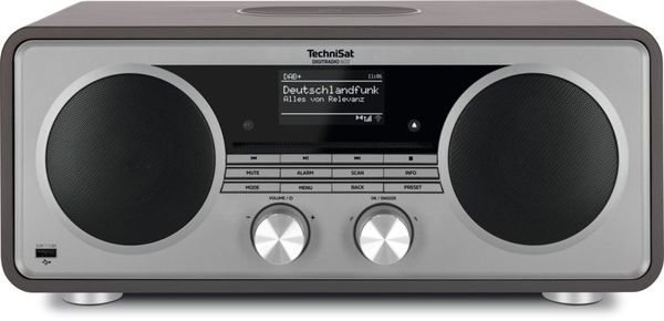  moderní radiopřijímač technisat DIGITRADIO 602 wifi internetové rádio cd přehrávač aux in vstup oled stmívatelný displej stereo reproduktor 