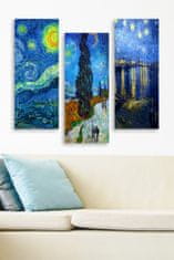 Hanah Home Sada reprodukce obrazů van Gogh 20x50 cm 3 ks
