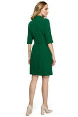 Stylove Dámské šaty S-120 - Stylove tmavě zelená S