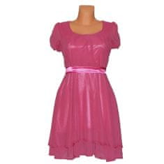 OEM PROM Dámské párty a plesové šaty středně dlouhé růžové - Růžová - OEM XL růžová