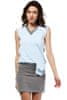 Letní šaty mini značkové BeWear bez rukávu krátké světle modré - Modrá - BeWear 42