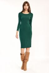 Nife Dámské šaty S192 - Nife tmavě zelená L-40